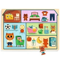 Puzzle mit 22 Teilen - Mein Haus