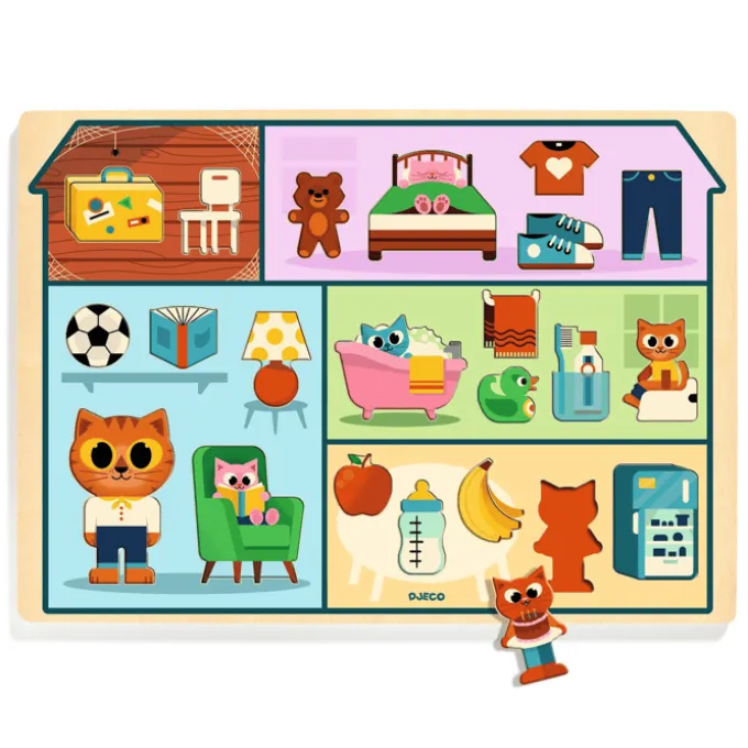 Puzzle mit 22 Teilen - Mein Haus