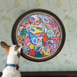 Puzzle mit 500 Teilen - Seepferdchen und Korallen