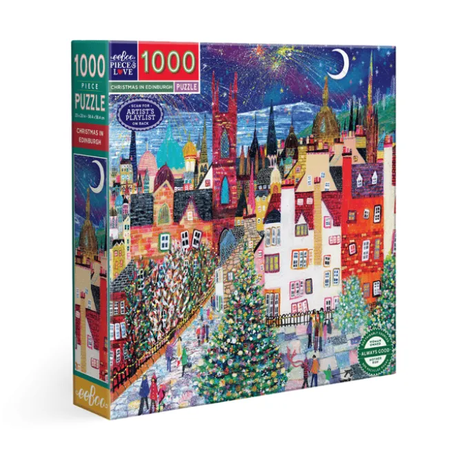 Puzzle mit 1.000 Teilen - Weihnachten in Edinburgh