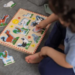 Puzzle mit Ton - Bauernhoftiere