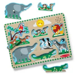 Puzzle mit Ton - Zoo