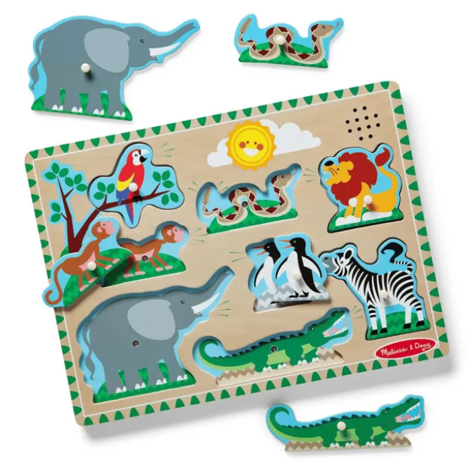 Puzzle mit Ton - Zoo