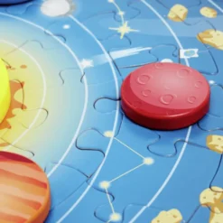 Puzzle m. 100 Teilen - Sonnensystem