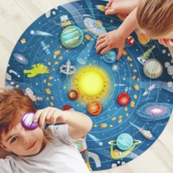 Puzzle m. 100 Teilen - Sonnensystem