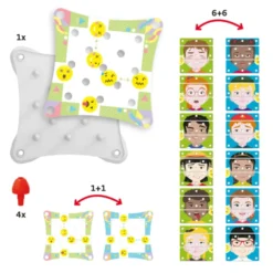 Puzzle-Spiel - Gesichtsausdrücke