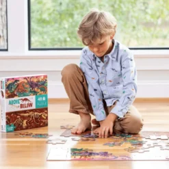 Puzzle - 48 Teile - Drüber/Drunter - Urzeitwelt