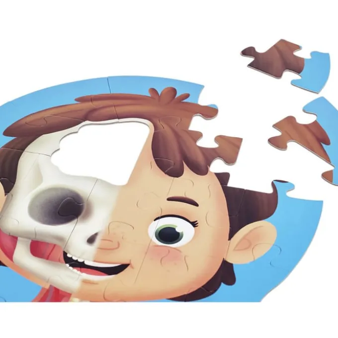 Puzzle 50 Teile - Mein Körper, m. 3D-Organen