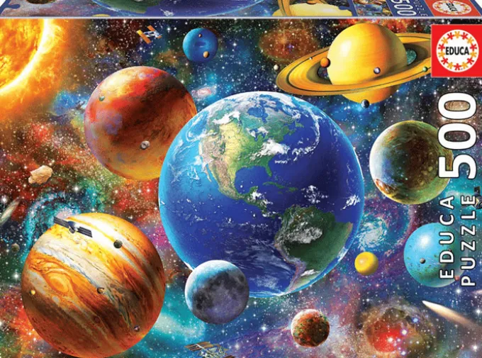 Puzzle, 500 Teile - Sonnensystem