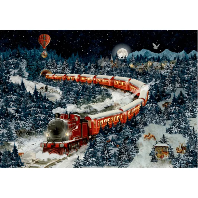 Puzzle - Weihnachtszug, 1000 Teile