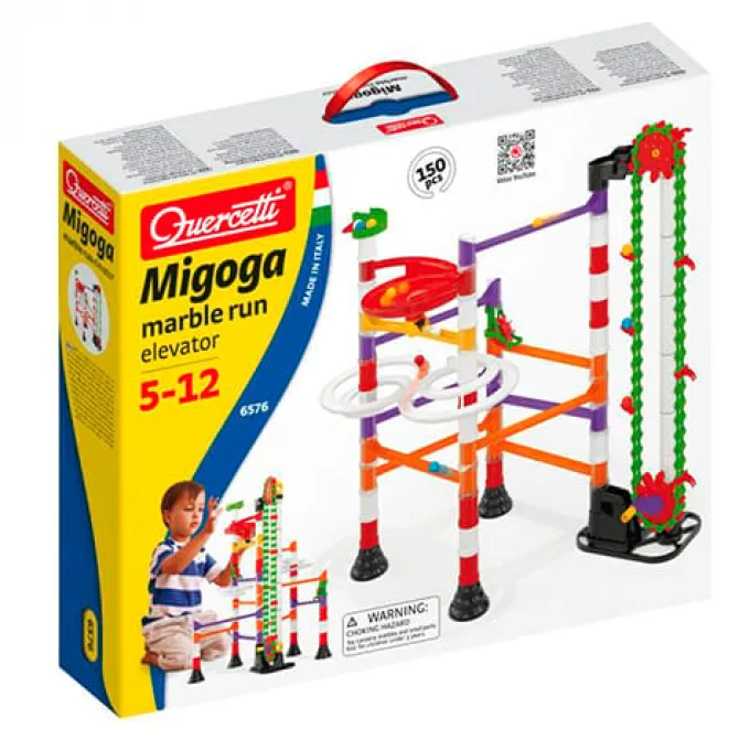 Quercetti Migoga Kugelbahn - mit Aufzug