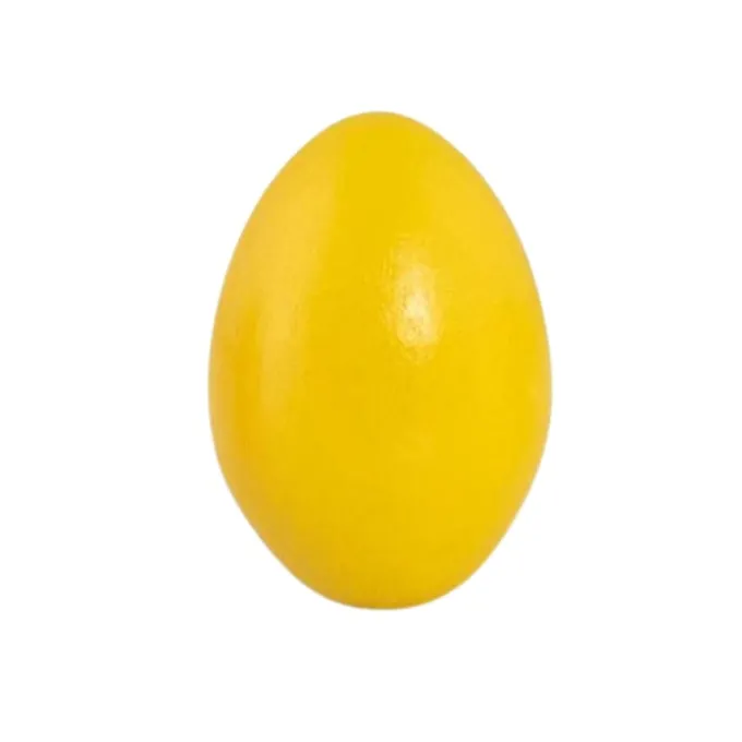 Rasseleier aus Holz (zufällige Farbe, 1 Stk)