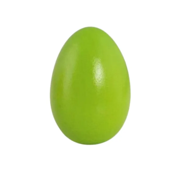 Rasseleier aus Holz (zufällige Farbe, 1 Stk)