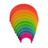 Regenbogen aus Silikon - Neon, 10 Teile
