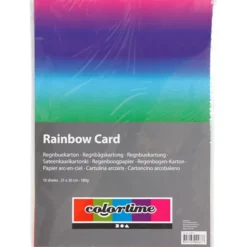 Regenbogenkarton A4, 10 Bögen
