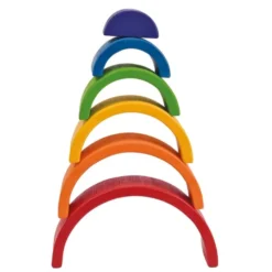 Regenbogen Tunnel aus Holz, 6tlg.