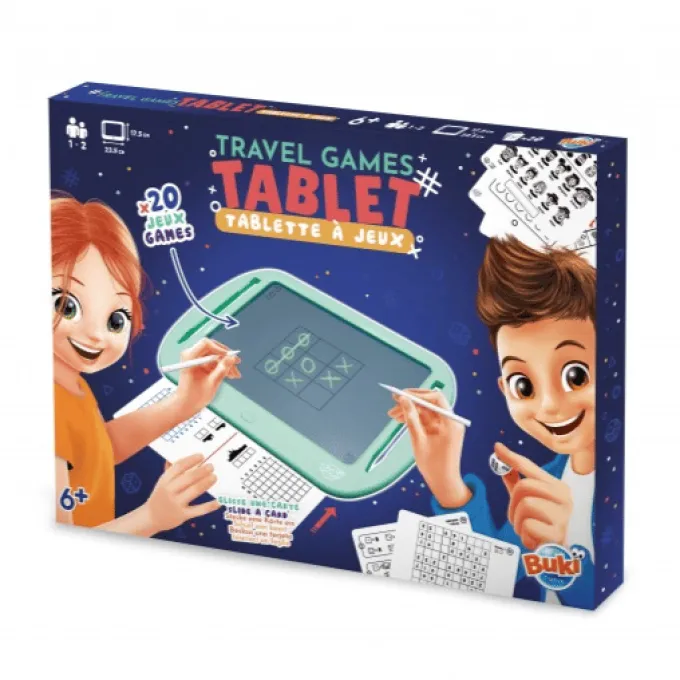 Reisespiel – Tablet mit 20 Spielen