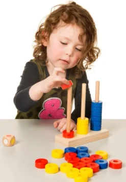 Ringe stapeln - Lerne zu bauen und zählen