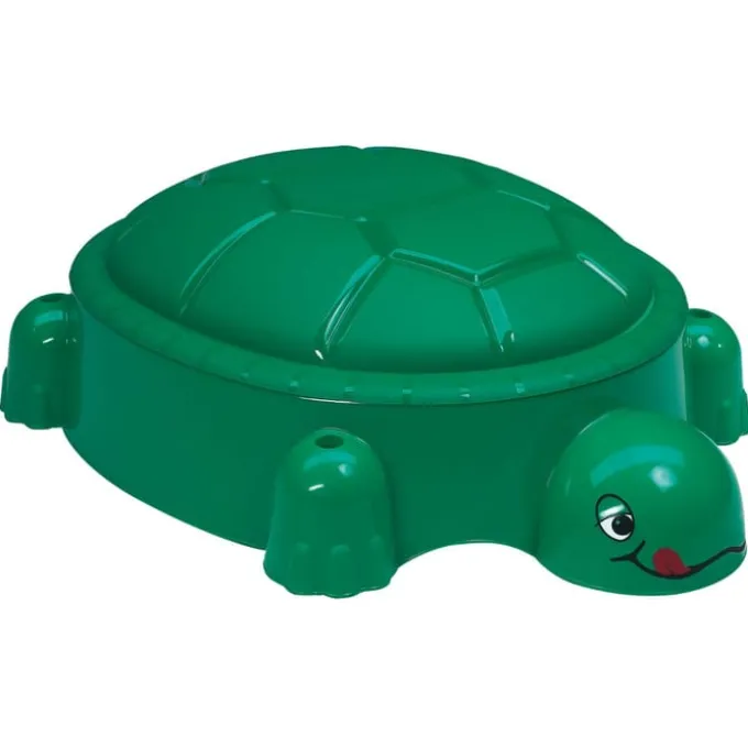Sandkasten aus Plastik - Schildkröte mit Deckel