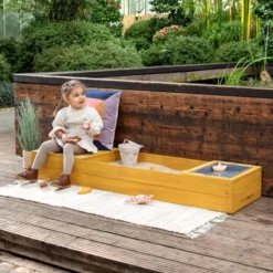 Sandkiste - Space Saver, gelb