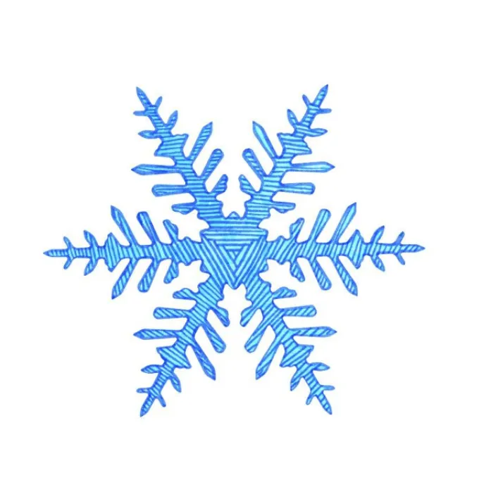Schablonen - Schneeflocken, 12 Stk.