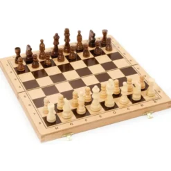Schach im Holzkasten