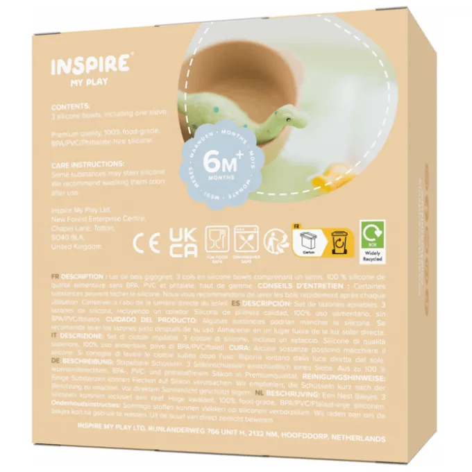 Schalenset für Sinnesspiele - Natur, 3 Stk
