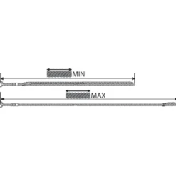 Schaukelzubehör – Seil (55–85 cm), 1 Stk.