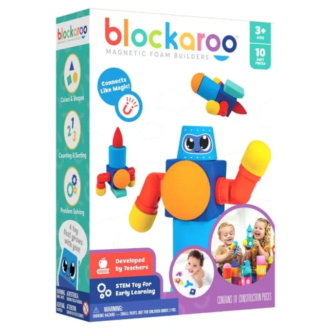 Schaumstoffmagnete – Roboter, 10 Stk.