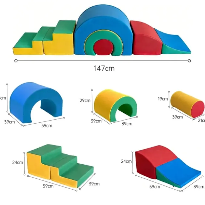 Schaumstoffmöbel – Spielset, 7 Teile