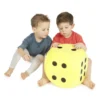 Schaumstoffwürfel 30 × 30 cm – Neongelb, 1 Stk.