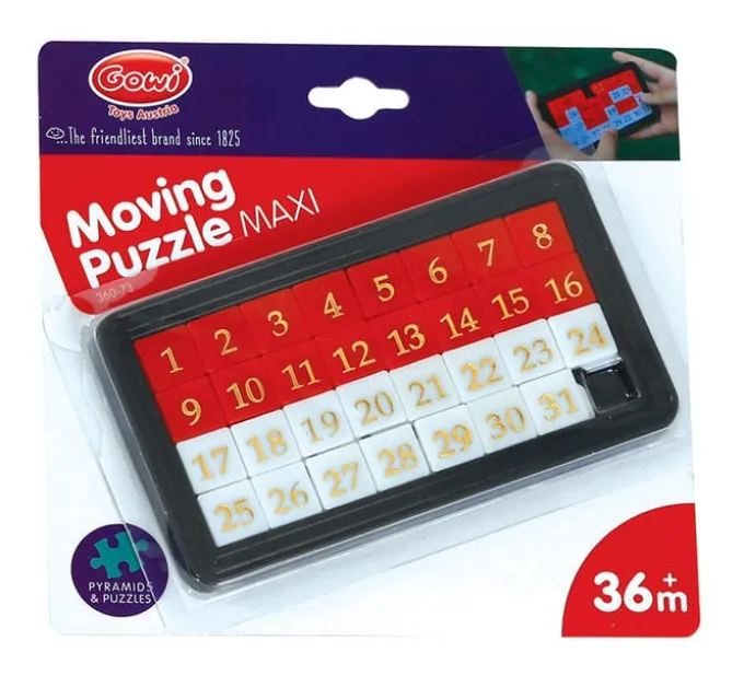 Schiebe-Puzzle mit Zahlen (1-31)