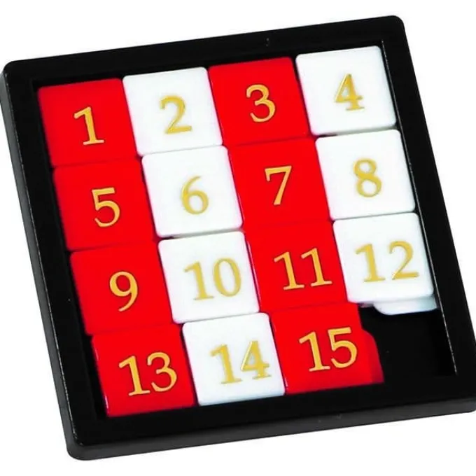 Schiebe-Puzzle mit Zahlen (1-15)