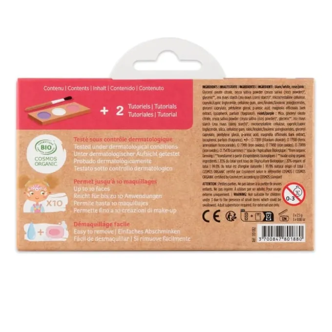 Schminkpalette 3 Farben - Fee & Schmetterling