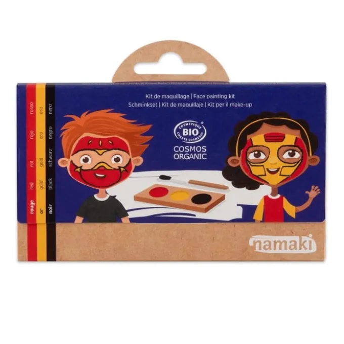 Schminkpalette 3 Farben - Ninja & Superheld