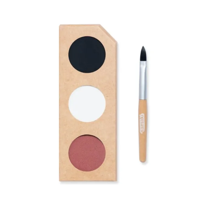 Schminkpalette 3 Farben - Pirat & Marienkäfer