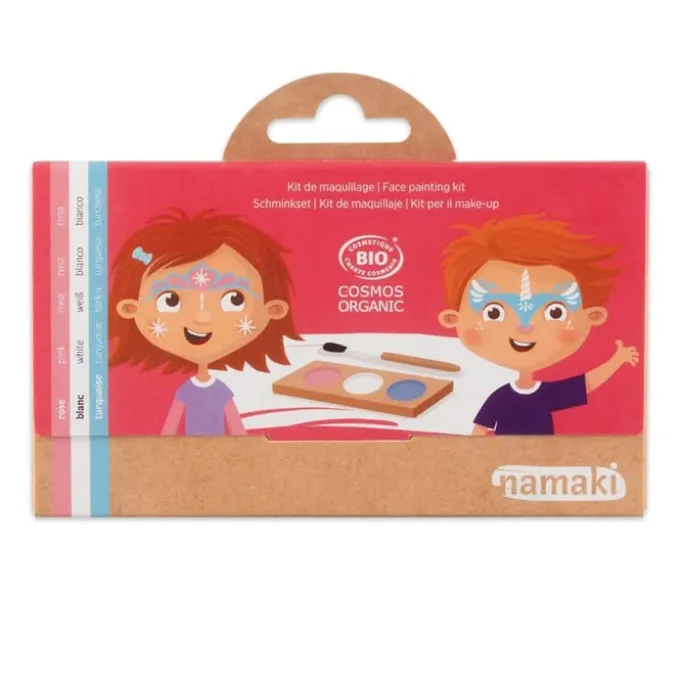 Schminkpalette 3 Farben, Prinzessin & Einhorn