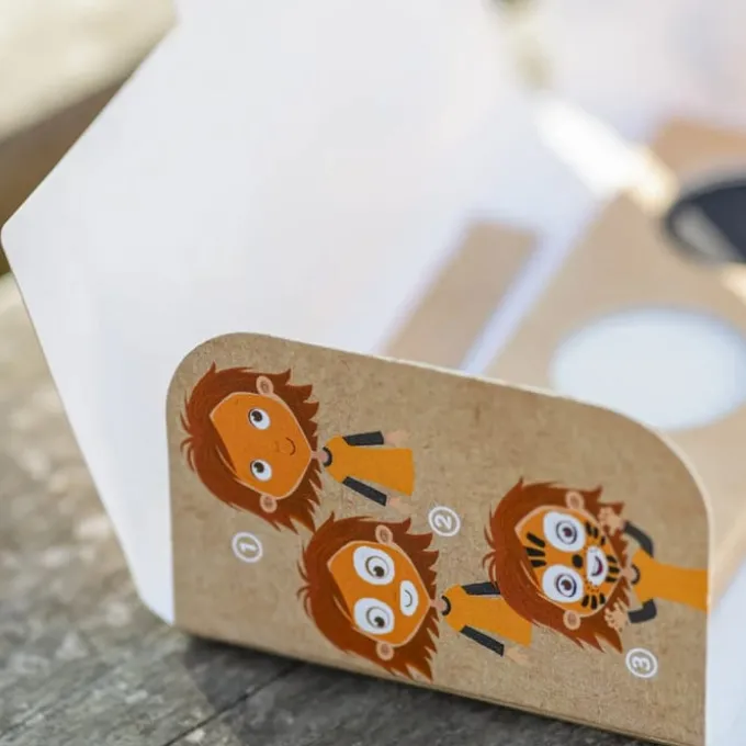 Schminkpalette 3 Farben - Tiger & Fuchs