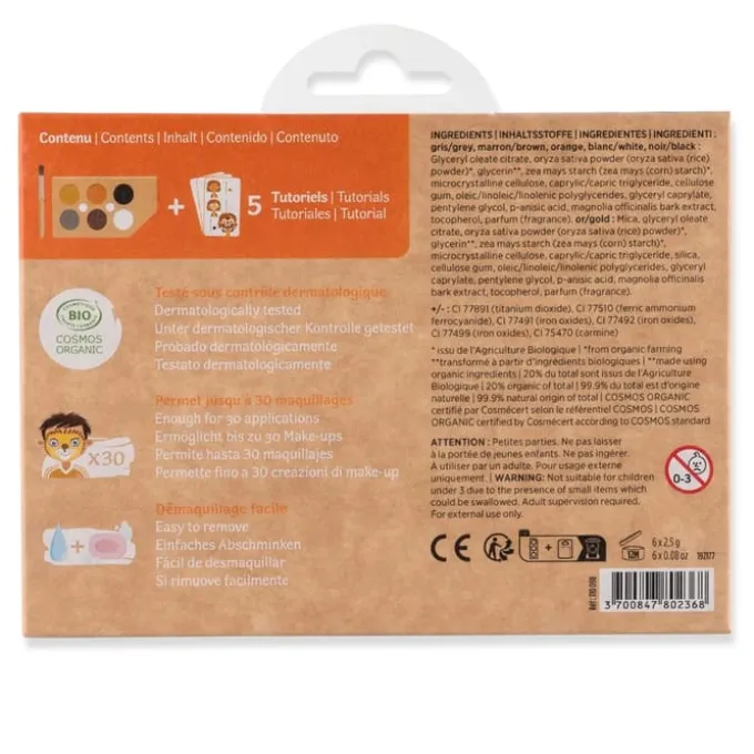 Schminkpalette 6 Farben - Wilde Safari