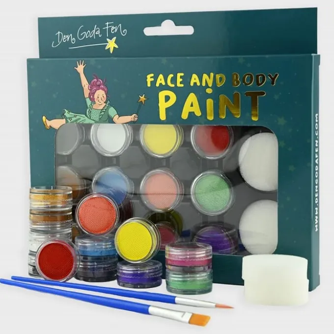Schminkpalette f. Gesicht & Körper, 12 Farben