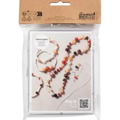 Schmuck Bastelset - Achatperlen, braun & co.