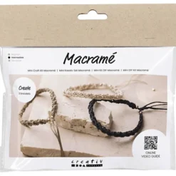 Schmuck Bastelset - Makramee Armbänder, 3 Stk.