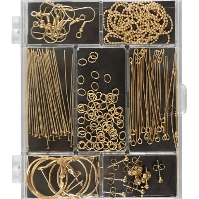 Schmuck selbermachen - Basisset Goldfarben