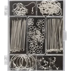 Schmuck selbermachen - Basisset Silberfarben