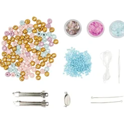 Schmuckset Mini- Glitzer Knete