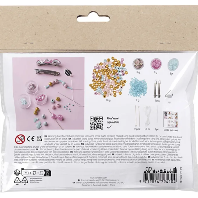 Schmuckset Mini- Glitzer Knete