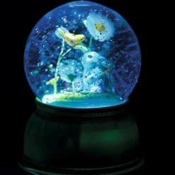 Schneekugel mit Licht - Hase