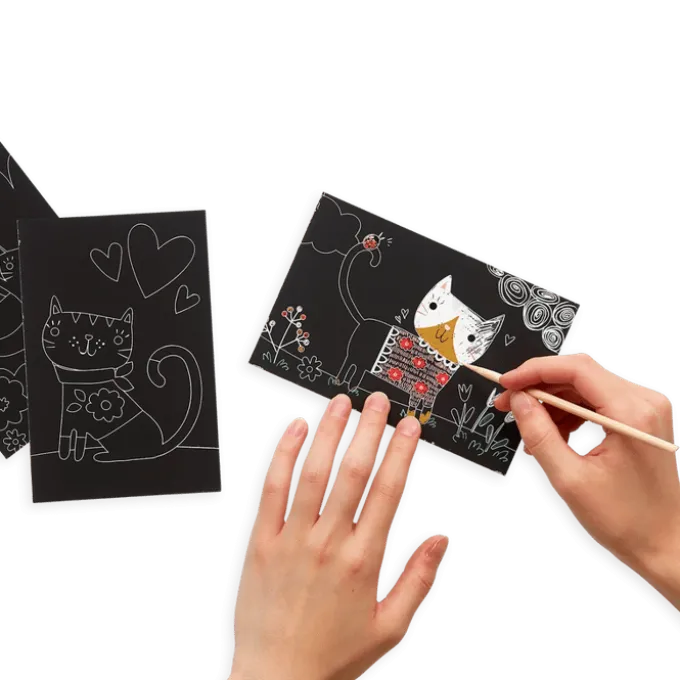 Scratch & Scribble Mini - Cutie Katzen