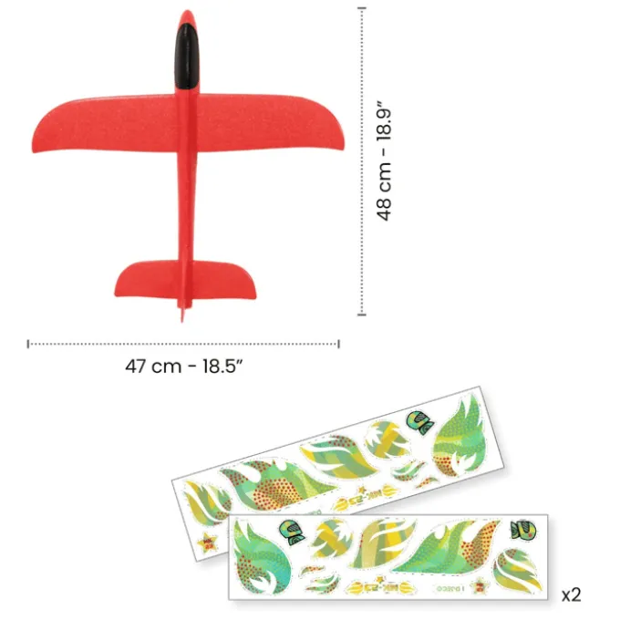 Segelflugzeug – Selbst dekorieren