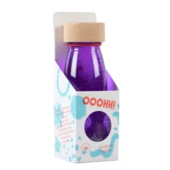 Sensorikflasche - Glitzer, lila